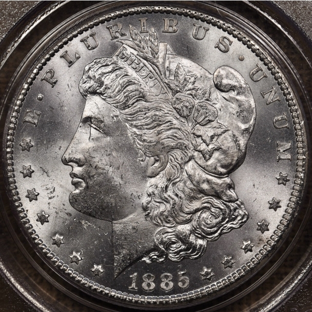 1885-CC Morgan Dollar PCGS MS63 OGH