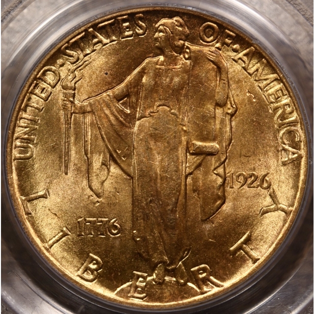 1926 Sesquicentennial $2.50 Gold Commemorative PCGS MS64