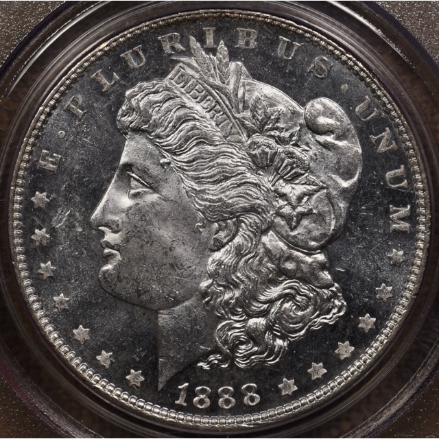 1888 Morgan Dollar PCGS MS64 DMPL CAC