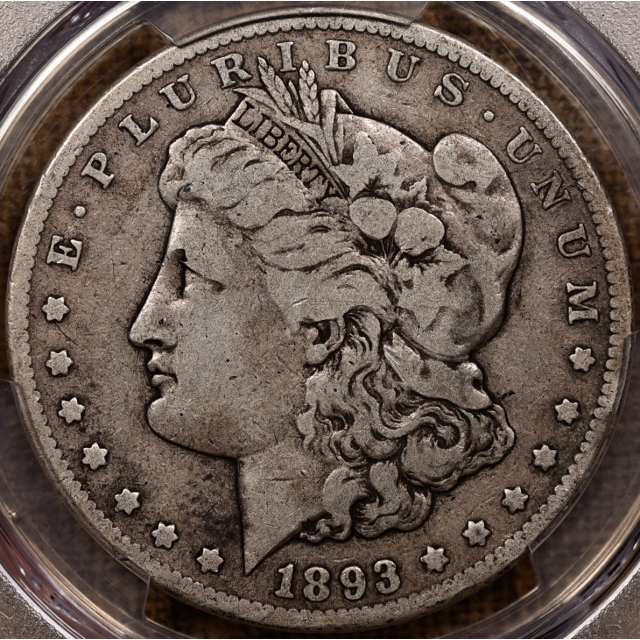 1893-CC Morgan Dollar PCGS F12