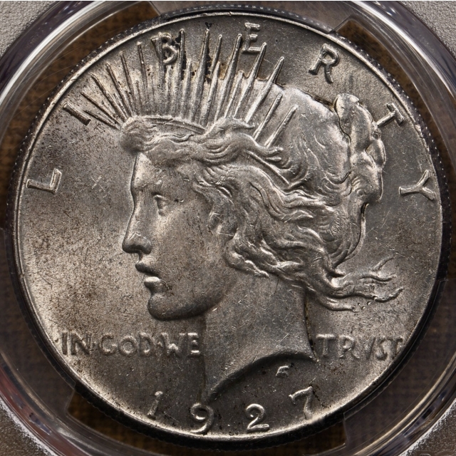 1927 Peace Dollar PCGS AU58