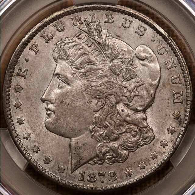 1878-CC Morgan Dollar CACG AU55
