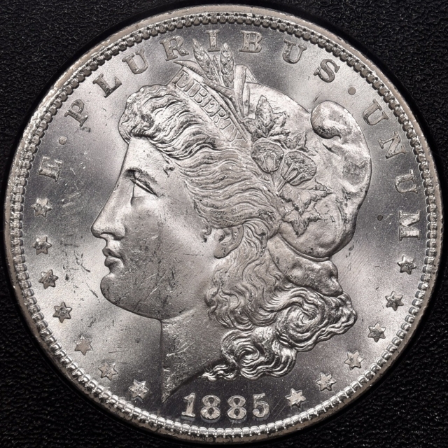 1885-CC GSA Hardpack Morgan Dollar NGC MS64