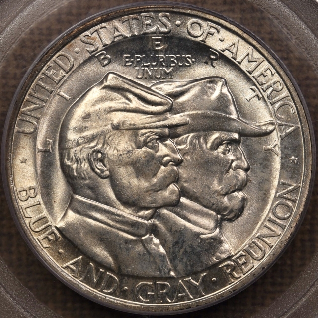 1936 Gettysburg Silver Commemorative PCGS MS65 OGH, PQ