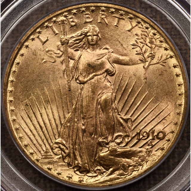 1910 $20 Saint Gaudens PCGS MS64 CAC