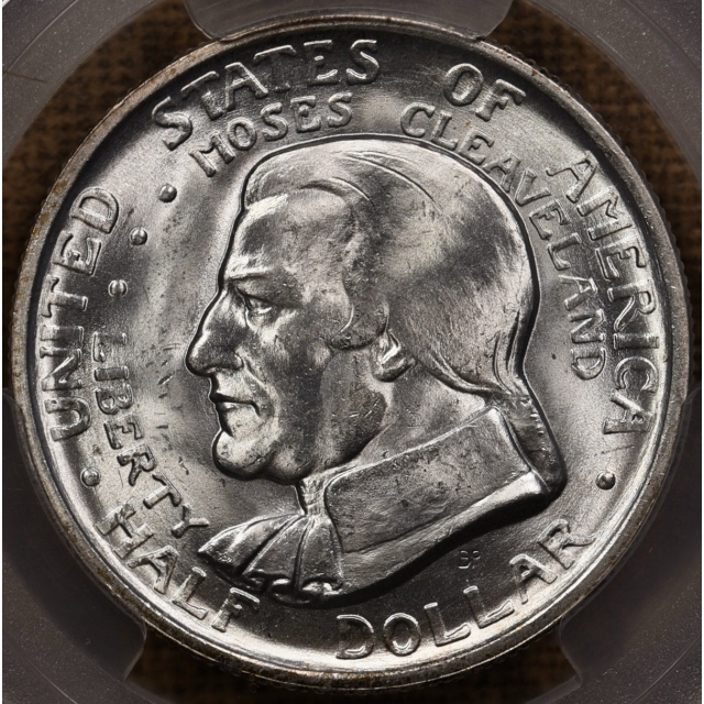 1936 Cleveland Silver Commemorative PCGS MS64, ANACS Photo Cert, Sept. 1981