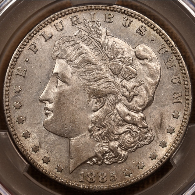 1885-S Morgan Dollar CACG AU55