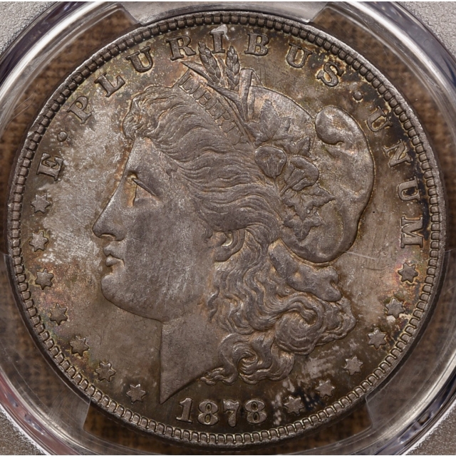 1878 8TF V.7 Morgan Dollar PCGS MS64 CAC