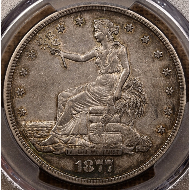1877-S Trade Dollar PCGS AU50 CAC