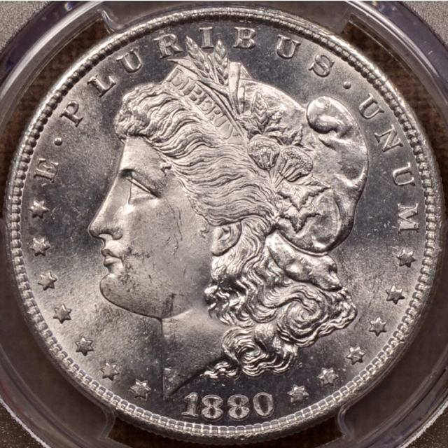 1880-S Morgan Dollar PCGS MS64, I grade 65