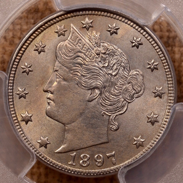 1897 Liberty Nickel PCGS MS63