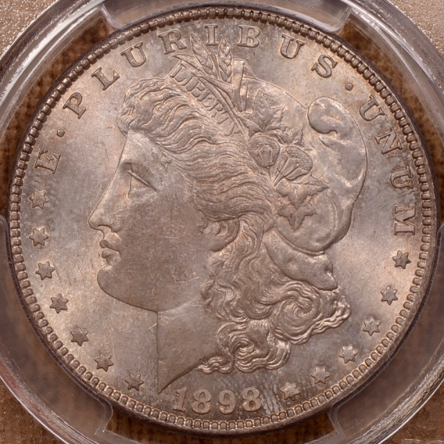 1898 Morgan Dollar PCGS MS65 (CAC)