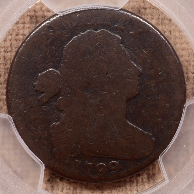 1799 S.189 Draped Bust Cent PCGS AG3BN (CAC)