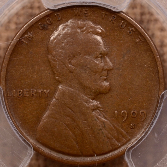 1909-S VDB Lincoln Cent PCGS VF35 (CAC)