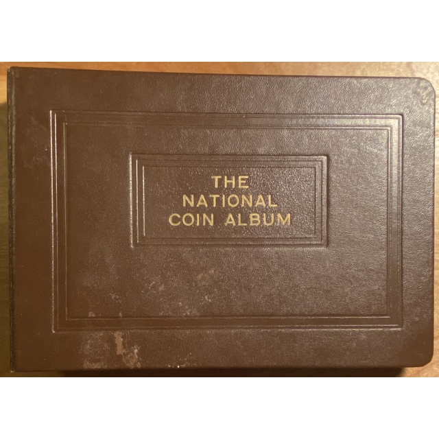 The National Coin Album, Peace Dollar boards complete, 1921 - 1935-S