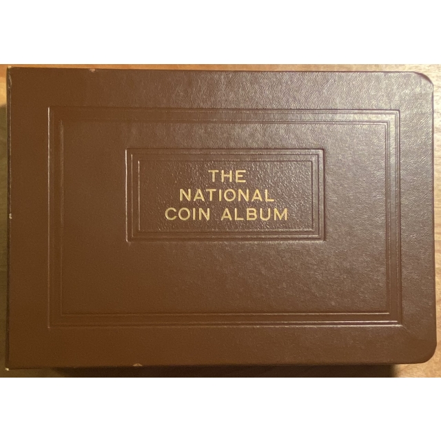 The National Coin Album, unprinted boards for dollars, 1794 - Ike, 5 boards