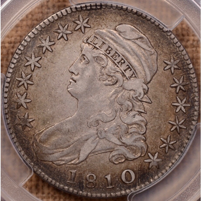 1810 O.107 Capped Bust Half Dollar PCGS XF40 (CAC)